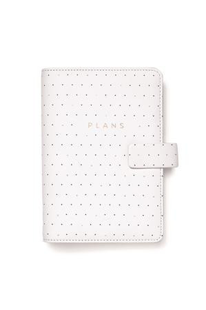 Calendar, ring-shaped, with inserts, personal size, FILOFAX "Moonlight", white