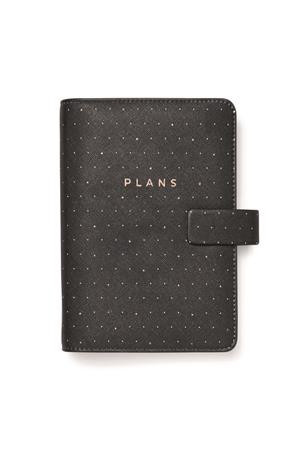 Calendar, ring-shaped, with inserts, personal size, FILOFAX "Moonlight", black