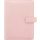 Calendar, ring-shaped, with inserts, pocket size, FILOFAX, "Confetti", rose quartz