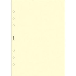   Calendar insert, notepad, personal size, plain, FILOFAX, cream
