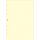 Calendar insert, notepad, personal size, plain, FILOFAX, cream