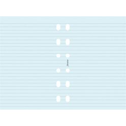   Calendar insert, notepad, personal size, lined, FILOFAX, blue