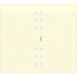   Calendar insert, notepad, personal size, lined, FILOFAX, cream
