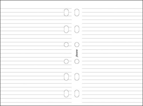 Calendar insert, notepad, pocket size, lined, FILOFAX, white