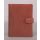 Calendar, ring-shaped, with inserts, "L", cowhide, SATURNUS, "212", brown