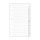 Calendar insert, telephone register, "L", SATURNUS, white