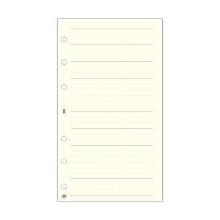 Calendar insert, telephone bianco, "L", SATURNUS, chamois