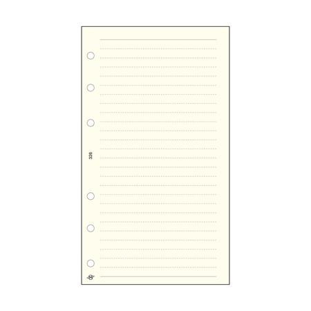 Calendar insert, notepad, "L", lined, SATURNUS, chamois