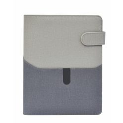   Calendar, ring-shaped, with inserts, "M", leatherette, SATURNUS, "229", grey-grey