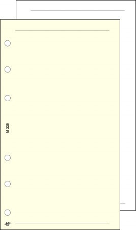 Calendar insert, notepad, "S", plain, SATURNUS, chamois