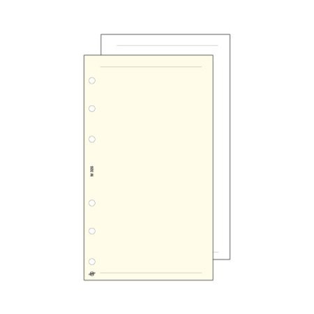 Calendar insert, notepad, "S", plain, SATURNUS, white