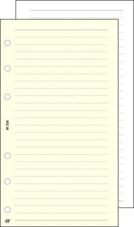 Calendar insert, notepad, "S", lined, SATURNUS, chamois