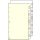 Calendar insert, divider, "S", SATURNUS, chamois
