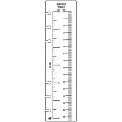 Calendar insert, ruler, "S", SATURNUS