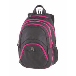   Hátizsák, 2in1, notebook tartóval és audió csatlakozóval, PULSE "Teens", pink-fekete
