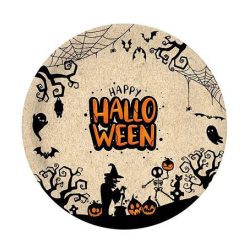 Tányér, papír, 23 cm, "Halloween"