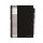 Spirálfüzet, A4, vonalas, 125 lap, PUKKA PAD "Black project book", fekete