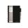 Spiral notebook A5, lined, 125 pages, PUKKA PAD "Black project book", black