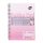 Spiral notebook, A5, lined, 100 pages, PUKKA PAD "Irlen Jotta Rose"
