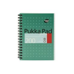   Spiral notebook, A6, lined, 100 pages, PUKKA PAD, "Metallic Jotta"