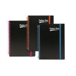  Spiral notebook A5, 100 sheets, PUKKA PAD, "Neon notepad"