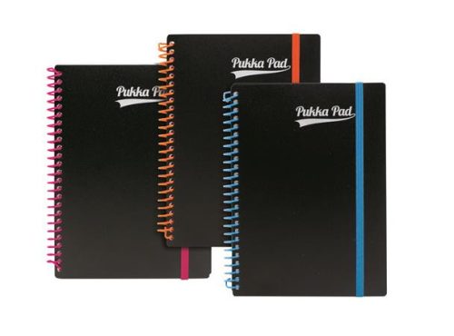 Spiral notebook A5, 100 sheets, PUKKA PAD, "Neon notepad"