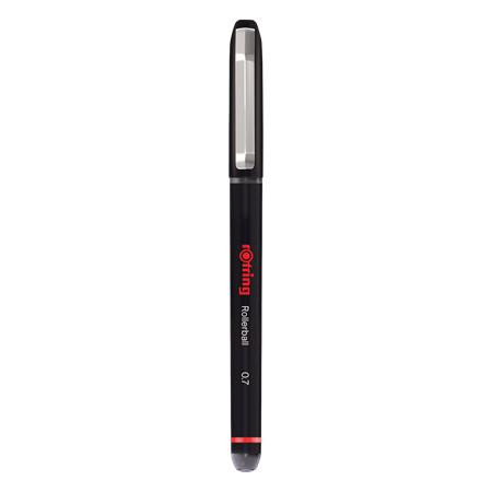 Rollertoll, 0,7 mm, kupakos, ROTRING "Rollerball", fekete