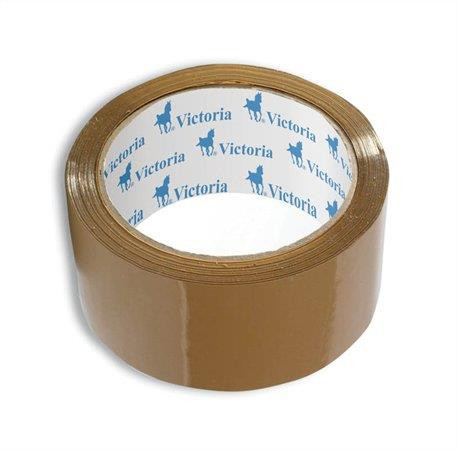 Packaging tape, 50mm x 60m, VICTORIA OFFICE, brown