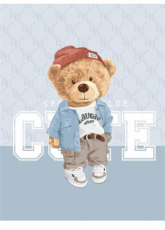 Notebook, stapled, A5, checkered, 48 pages, SHKOLYARYK "Cute", mixed