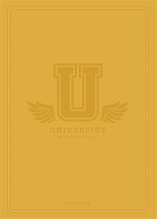 Füzet, tűzött, A5, kockás, 60 lap, SHKOLYARYK "University International", vegyes