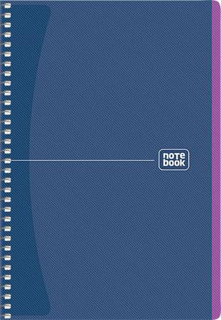 Spiral notebook, A5, checkered, 80 pages, SHKOLYARYK "Notebook", mixed
