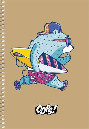 Spiral notebook, A5, checkered, 96 pages, SHKOLYARYK "Student", mixed