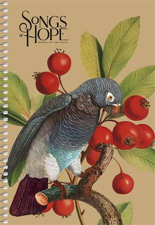 Spiral notebook, A5, plain, 96 pages, SHKOLYARYK "Songs of Hope", mixed