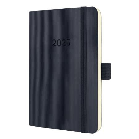 Calendar, A6, weekly, 2025, soft cover, SIGEL "Conceptum", black