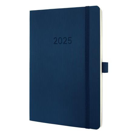 Calendar, A5, weekly, 2025, soft cover, SIGEL "Conceptum", midnight blue