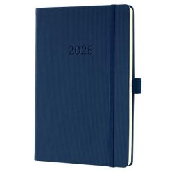   Calendar, A5, weekly, 2025, hard cover, SIGEL "Conceptum", midnight blue
