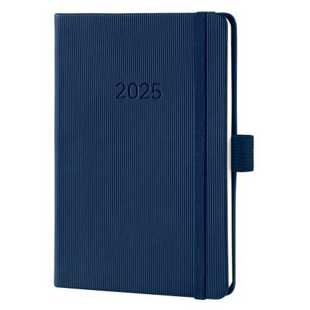 Calendar, A6, weekly, 2025, hard cover, SIGEL "Conceptum", midnight blue
