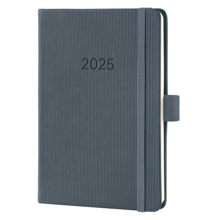 Calendar, A6, weekly, 2025, hard cover, SIGEL "Conceptum", dark grey