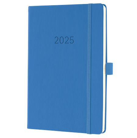 Calendar, A5, weekly, 2025, hard cover, SIGEL "Conceptum", dusty blue