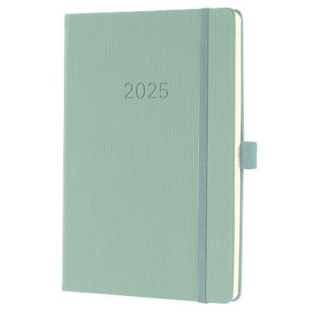 Calendar, A5, weekly, 2025, hard cover, SIGEL "Conceptum", mint green