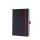 Jegyzetfüzet, exkluzív, A5, kockás, 97 lap, keményfedeles, SIGEL "Conceptum Red Edition", fekete-piros