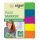 Marking label, plastic, 5x40 sheets, 12x50 mm, SIGEL "615", mixed colour