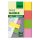Label, paper, 4x40 sheets, 20x50 mm, SIGEL "Brilliant", mixed colour