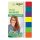 Marking label, plastic, 7x40 sheets, 12x50 mm, SIGEL "Clear Mini", mixed colour