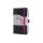 Calendar, A6, weekly, 2025, hard cover, SIGEL "Jolie", black-pink