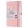 Calendar, A5, weekly, 2025, embossed cover, SIGEL "Jolie", soft pink