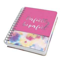   Spiral notebook, 168x215 mm, 120 pages, hardcover, SIGEL "Jolie", Perfectly Imperfect
