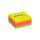 Sticky note pad, 51x51 mm, 250 sheets, STICK N, neon colours