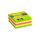 Sticky note pad, 51x51 mm, 250 sheets, STICK N, neon green