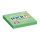 Sticky note pad, 76x76 mm, 100 sheets, STICK N, green